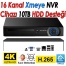 J-TECH 4K 16 Kanal Network Video 8MP 10TB XMeye NVR IP Kamera Güvenlik Kayıt Cihazı J-O16NVR