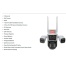 IPC360 APP 3 Kamera 10X Zoom 9MP 360° Renkli Gece Görüş Sesli Görüşme Sirenli Wi-Fi Akıllı Kamera