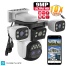 AV-S309X O-KAM APP 3 Kamera 10X Zoom 12MP 360° Renkli Gece Görüş Sesli Görüşme Sirenli Wi-Fi Akıllı Kamera