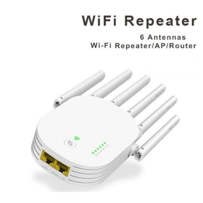 PiX-LiNK LV-WR59Q 1200Mbps 6 Antenli Sinyal Güçlendirici Acces Point Repeater Router