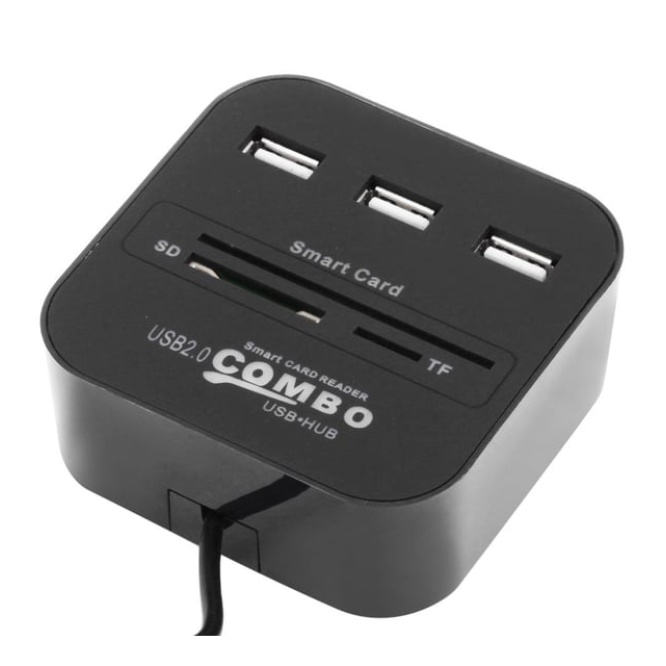 Concord C-847 SD/TF/3X USB 60CM Kablo  3 Port Usb Çoğaltıcı