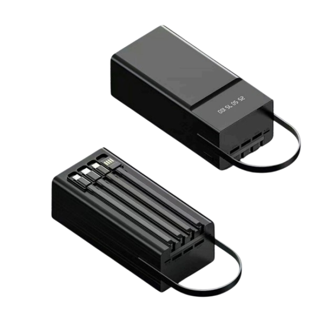 Sprange SR-P1000 100.000mAh 3xUSB Girişi 33W-PD 3in1 USB Kablo Power Type-C Şarj Girişi Kılıf Hediye
