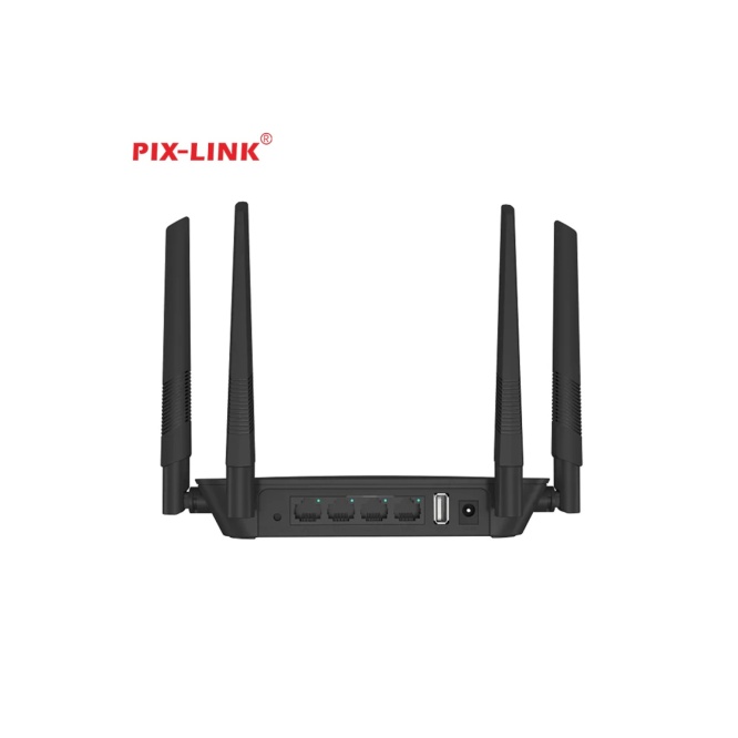 PiX-LiNK LV-WR37 300Mbps 4 Anten Wireless-N Wireless Internet Ap Home WiFi Router
