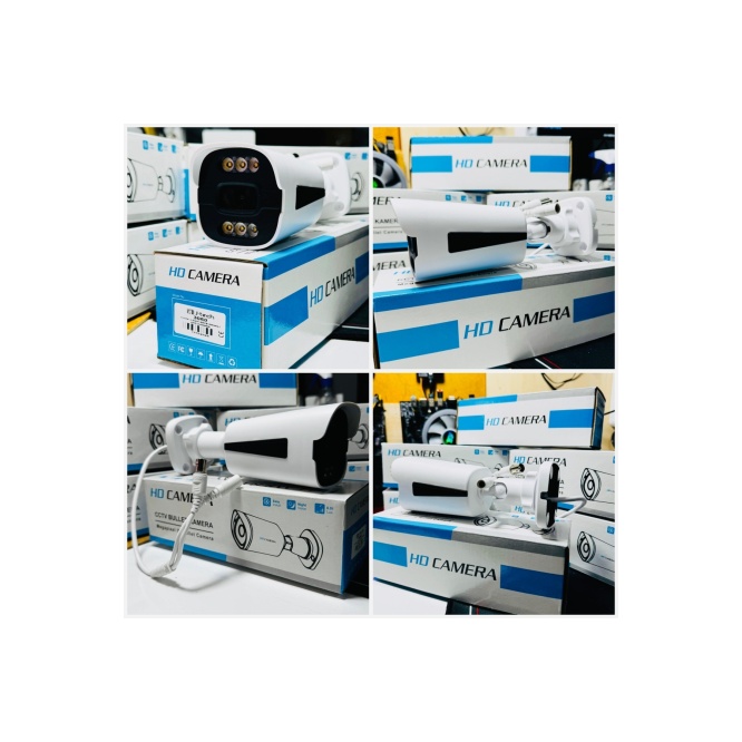 J-TECH 3060 5MP SONY LENS Gece Gündüz Renkli Warm Light 1080P AHD Güvenlik Kamera