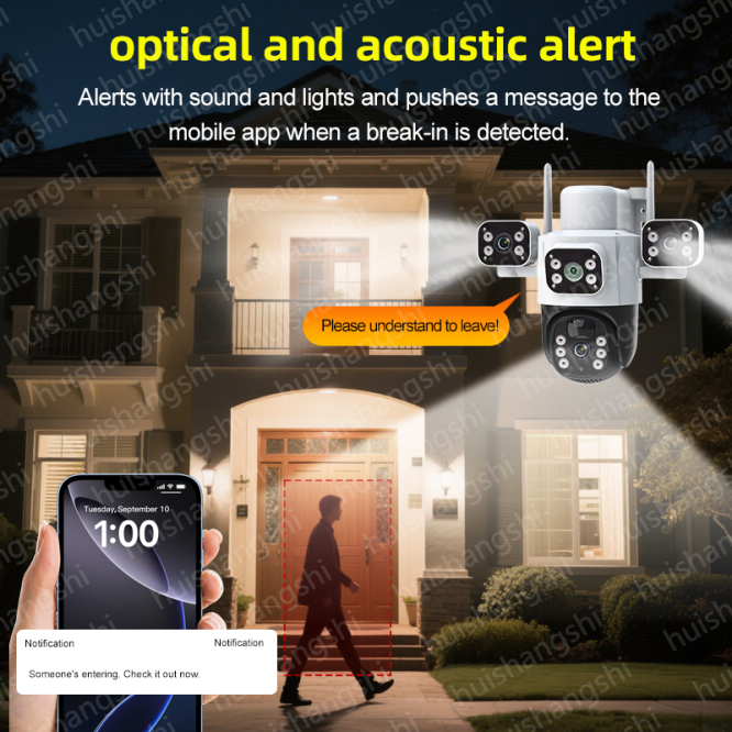 MPIA Aurora 4G 6MP 4K 4G Sim Kartlı Güneş Panel 4 Lens Solar 12000mAH Alarmlı Mikrofon 360 PTZ Türkçe Uygulama Güvenlik Kamera