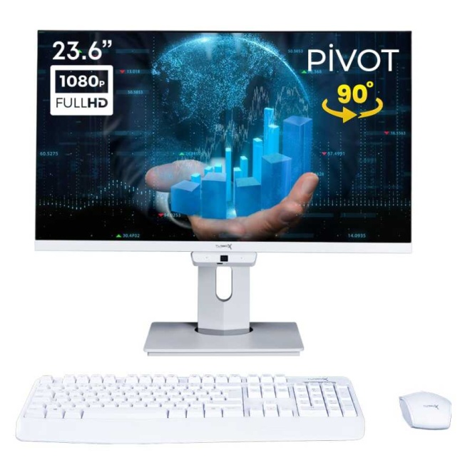 Turbox A12900 i7-1265U 16GB RAM 512GB SSD 24 Pivot Webcam WiFi All in One Bilgisayar