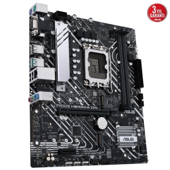 QUADRO H610-QM4 H610 DDR4 Vga GLan mATX HD DP M2 USB3 1700p Anakart