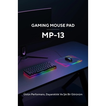 Rampage MP-13 360x260x5mm RGB Oyuncu Gamer Mouse Pad