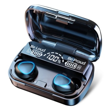 M10 Powerbanklı Su Geçirmez Earbuds Kulak Içi Tws Bluetooth Kulaklık Bt Wireless V5.1