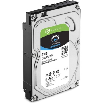 3TB 7/24 SEAGATE SKYHAWK 5900RPM 3.5 SATA 3 6Gbit/s 64MB Güvenlik Kamerası Diski ST3000VX010
