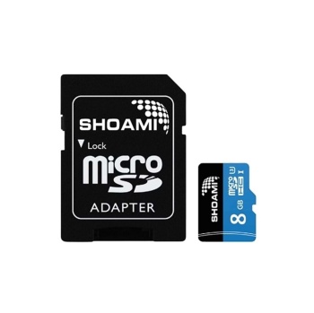 Shoami SH-M8 8GB microSDHC Card High Speed Class 6 4K UltraHD SPEED UP TO 20MB/s (Max) Hafıza Kartı