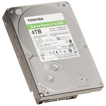 4TB 7/24 TOSHIBA S300 (Disp. TR Toshiba Garantili) 5400RPM 3.5 SATA 3 6Gbit/s 256MB Güvenlik Kamerası Diski HDWT840UZSVA