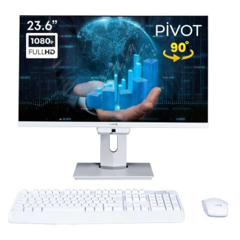 Turbox A12900 i7-1265U 16GB RAM 512GB SSD 24 Pivot Webcam WiFi All in One Bilgisayar