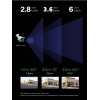 J-Tech 2050 Gece Renkli Warm Light 5MP SONY LENS 1080P AHD Güvenlik Kamera