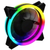 Concord C-892 Rgb 3 Renk Rainbow Gökkuşağı 12cm Kasa Geniş Fan