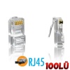 100Lü Paket CAT5-6 JACK RJ45 Konnektör