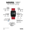 Vestel Akıllı Saat Kırmızı -Siyah Kordon hediyeli Vestel Türkiye Garantili