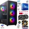 J-TECH GX56 i5 10400F 16GB RAM 256GB SSD 8GB RX580 E.Kartı Wi-Fi Oyuncu Bilgisayarı