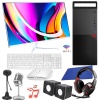J-TECH R237 i3 2100 8GB RAM 128GB SSD 24 Beyaz LED FHD Wi-Fi Masaüstü Bilgisayar
