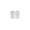 S-link SL-COB20P RJ-45 100 Lü Paket Yeni nesil Ez Konnektör -Delikli Konnektör RJ45 Jack UTP