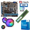 J-TECH X82 i5-6600T 3.50GHz + 16GB DDR4 RAM + H110NEL DDR4 Anakart + RGB CPU Fan Bundle Motherboard