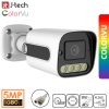 J-TECH 3010 5MP SONY LENS Gece Renkli Warm Light 1080P AHD Güvenlik Kamera