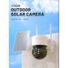 Blic BLM-33 4MP 4G LTE Güneş Panel Solar Outdoor Dahili Mikrofon 360 Speed Dome PTZ Güvenlik Kamera