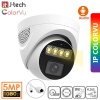 J-Tech IP100 5MP IP Dome SESLİ PoE 3.6MM Network Kamera Gece-Gündüz Renkli Görüntü