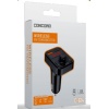 Concord C-614 Bluetooth Görüşme ve Müzik Dinleme Ekranlı Fm Transmitter Çift USB Şarj USB/TF