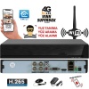 J-TECH 4 KANAL H.265+ 5MP DESTEKLİ XMEYE AHD+TVI+CVI+ IP+ANALOG WiFii (HIBRIT) KAYIT CİHAZI 04JDVR