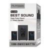 Platoon PL-4348 2+1 10W Bluetooth USB+TF CARD+FM Multimedia Ses Sistemi