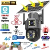 MPIA MIKA-4G 3+3MP 4K 4G Sim Kartlı Güneş Panel Dual Lens Solar 12000mAH Alarmlı Mikrofon 360 PTZ Türkçe Uygulama Güvenlik Kamera