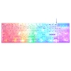 Everest KB-24 Beyaz Rainbow Membrane RGB Işıklı Oyuncu Klavyesi Türkçe Q