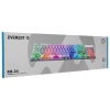 Everest KB-24 Beyaz Rainbow Membrane RGB Işıklı Oyuncu Klavyesi Türkçe Q