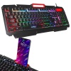 Everest KB-R800 METAFOR USB Gökkuşağı Aydınlatmalı Q Metal Yüzey Gaming Oyuncu Klavyesi