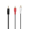 Platoon PL-8581 1.5M Metre RCA AUX 3.5mm Ses Sistemi Kablosu