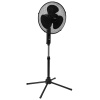 Everest FAN10 EcoWind Siyah 16 Maks 45W 3 Kademe 1100RPM Metal Yıldız Ayak 3 Bıçaklı Vantilatör/ Pervanesi