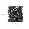H61G 2xDDR3 M.2 USB 3.0 HDMI 2-3.nesil LGA1155 Soket Anakart