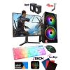 J-TECH Strong i5 4440 3.30Ghz 16GB RAM 256GB SSD 19 inç FHD Monitör  Wi-Fi Masaüstü Bilgisayar