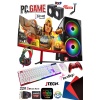 J-TECH Relative i5-2300 3.10GHz 16GB RAM 2TB SSD 4GB DDR5 R7 EKRAN KARTI 24 Curved Oyuncu Bilgisayarı