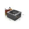 Concord C-878 350W Gaming PC Power Supply 12CM Geniş Fan Güç Kaynağı