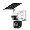 V380 PRO 33-AL 2X KAMERA 4K Güneş Panel Solar 12000mAH Alarmlı Mikrofon 360 PTZ Türkçe Uygulama Güvenlik Kamera