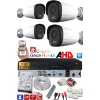 4 Kameralı AHD Set 250GB AB2126S- 2MP Sony Lensli HD Gece Renkli Güvenlik Kamerası Sistemi -Cepten izle