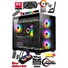 J-TECH RX58 Ryzen5 5600 32GB RAM 512GB NVMe M.2 SSD 8GB RX-580 ARGB Sıvı Soğutmalı Oyuncu Bilgisayarı
