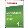 4TB 7/24 TOSHIBA S300 (Disp. TR Toshiba Garantili) 5400RPM 3.5 SATA 3 6Gbit/s 256MB Güvenlik Kamerası Diski HDWT840UZSVA
