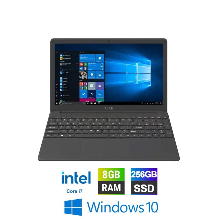 Resim I-Life Zed Air intel Core i7 7Y75 8GB 256GB SSD 15.6" Windows 10 Home 15.6" FHD Taşınabilir Bilgisayar 