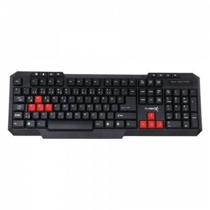 Turbox Resemble TR-X3 Gaming Oyuncu USB Kablolu Multimedya Türkçe Q Klavye