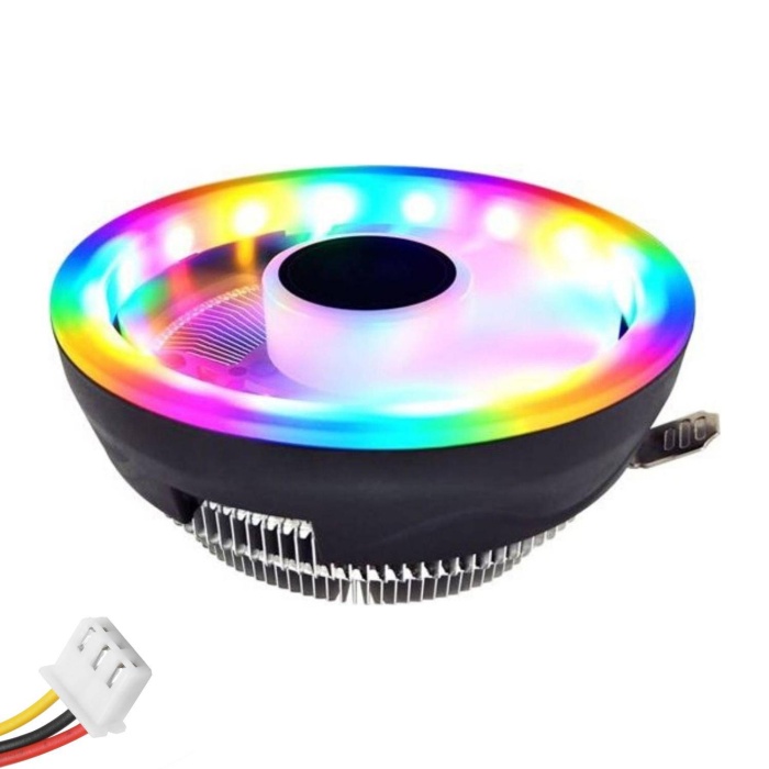 Snowman M105 Rainbow Ledli Universal Cpu Fan Amd /intel