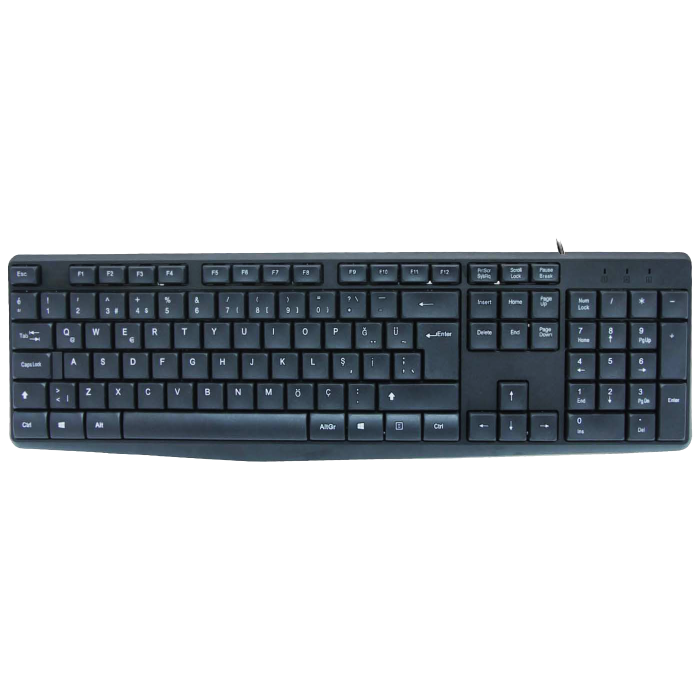 Concord C-73 Kablolu Standart Wired Usb Klavye Türkçe Q