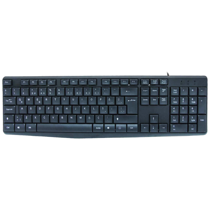 Concord C-73 Kablolu Standart Wired Usb Klavye Türkçe Q